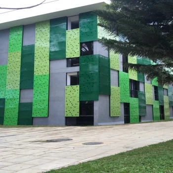 Photograph of a university building