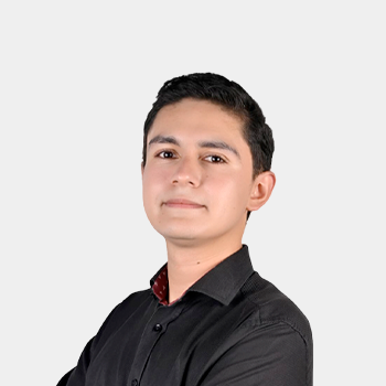 Fotografía frontal del profesor Andres Sebastian Rios