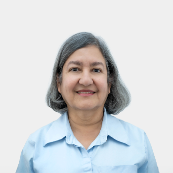 Fotografía frontal de la profesora Argenida Blanco
