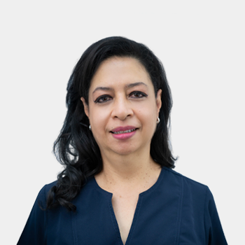 Fotografía frontal de la profesora Claudia Paola Acevedo