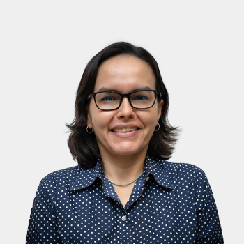 Fotografía frontal de la profesora Sandra Rocio Villamizar