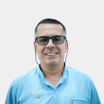 Front photograph of Professor Fabian Gomez